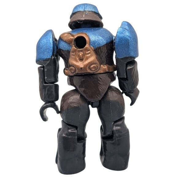 Mega Construx Halo Covenant Brute Minor Metallic Blue Micro Action Figure - Picture 4 of 4